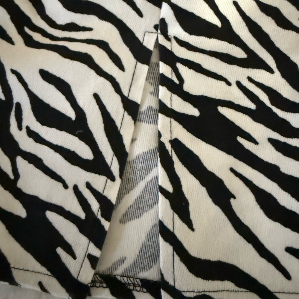 Shein Y2K 90’s Club Rave Zebra Print Short Mini Skirt S - Picture 5 of 5